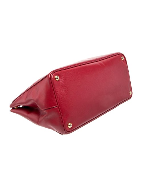 Prada Enameled Metal Triangle Double