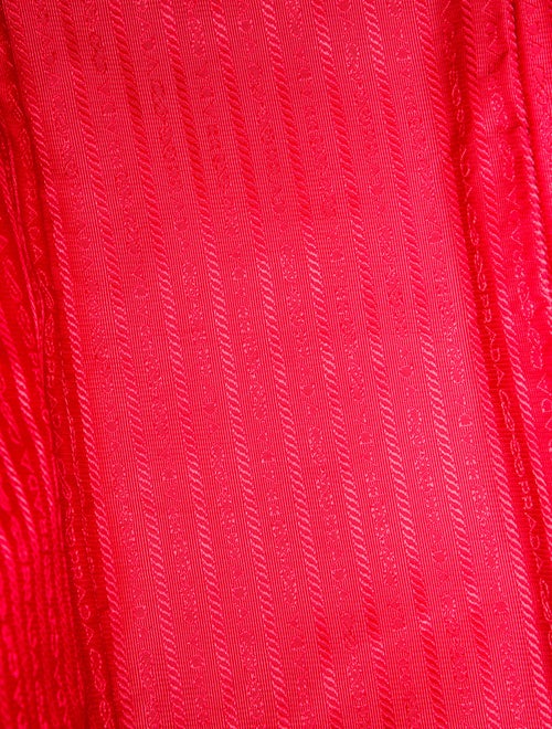 Prada Enameled Metal Triangle Double