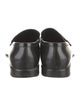 Prada Patent Leather Embroidered Accent Loafers