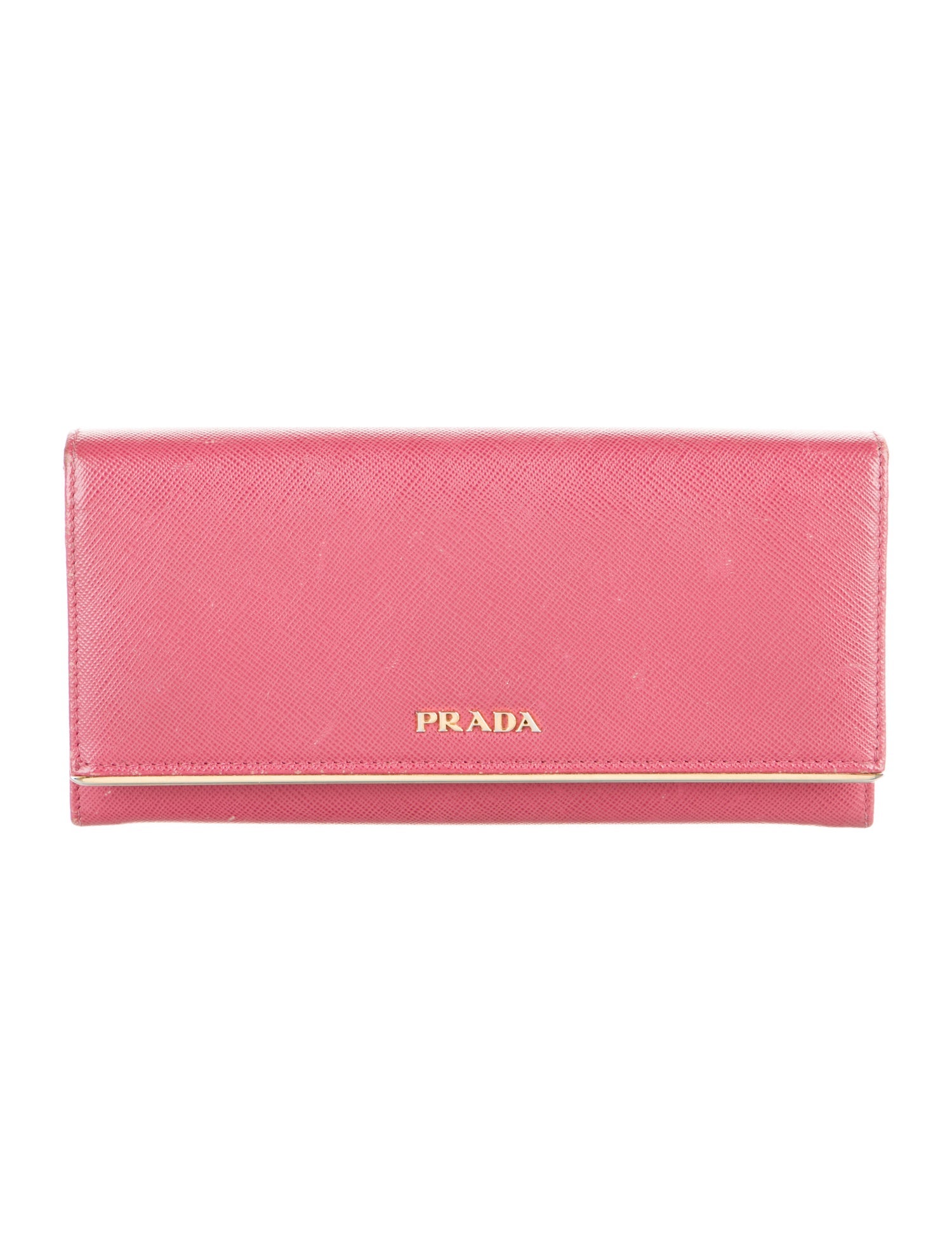 Prada Saffiano Cuir Leather Continental Wallet