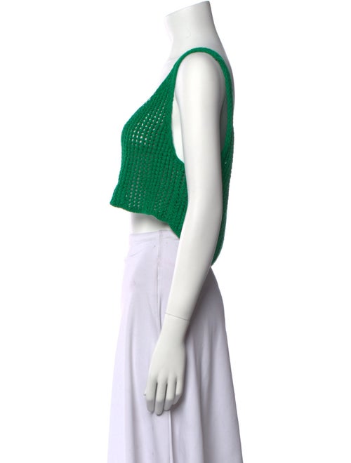 Prada 2022 Scoop Neck Crop Top