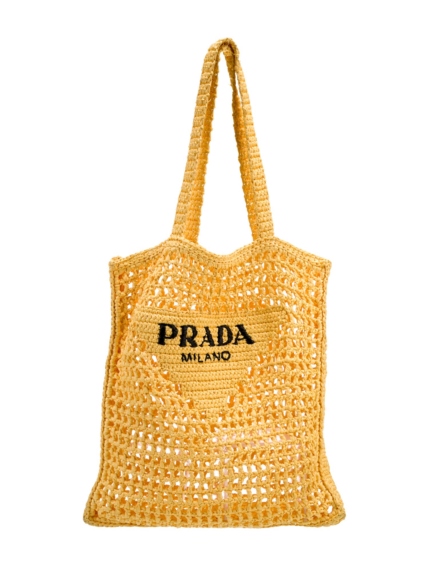 Prada Raffia Grass Raffia Grass Tote