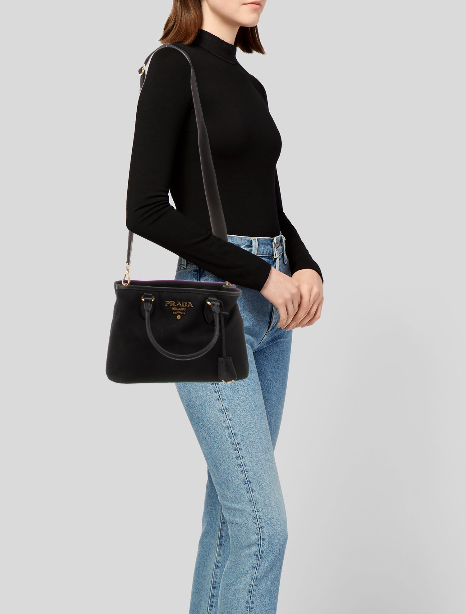 Prada Tessuto Nylon Top Handle Bag