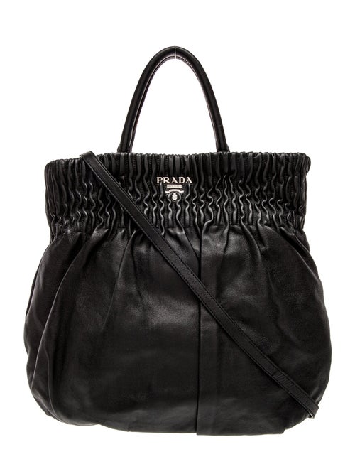 Prada Leather Top Handle Bag