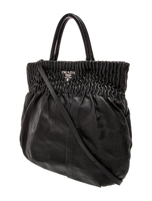 Prada Leather Top Handle Bag