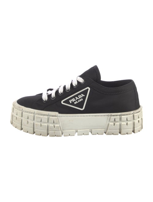 Prada Embroidered Accent Sneakers