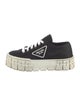 Prada Embroidered Accent Sneakers
