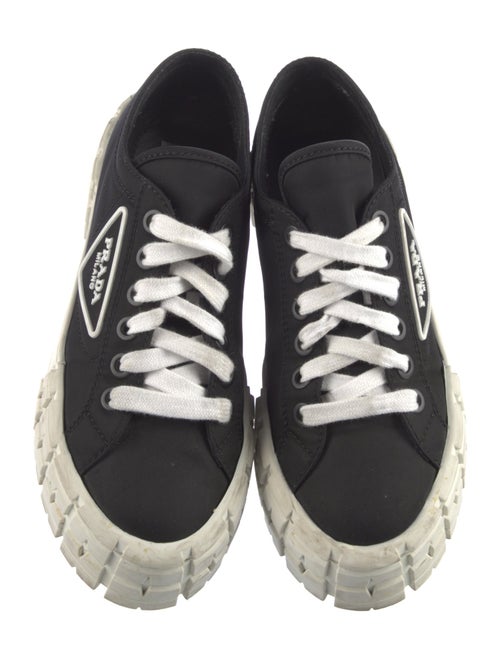 Prada Embroidered Accent Sneakers