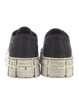 Prada Embroidered Accent Sneakers