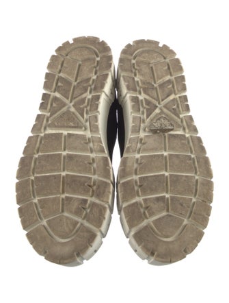 Prada Embroidered Accent Sneakers