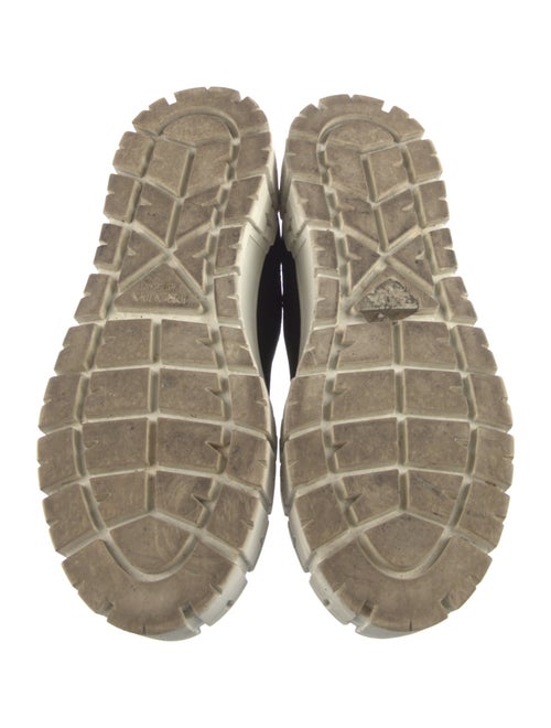Prada Embroidered Accent Sneakers