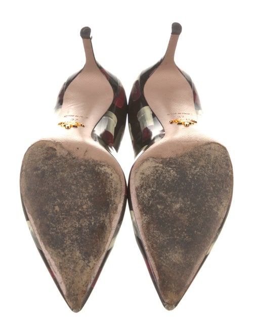 Prada Patent Leather Printed Pumps