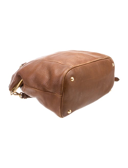 Prada Leather Top Handle Bag