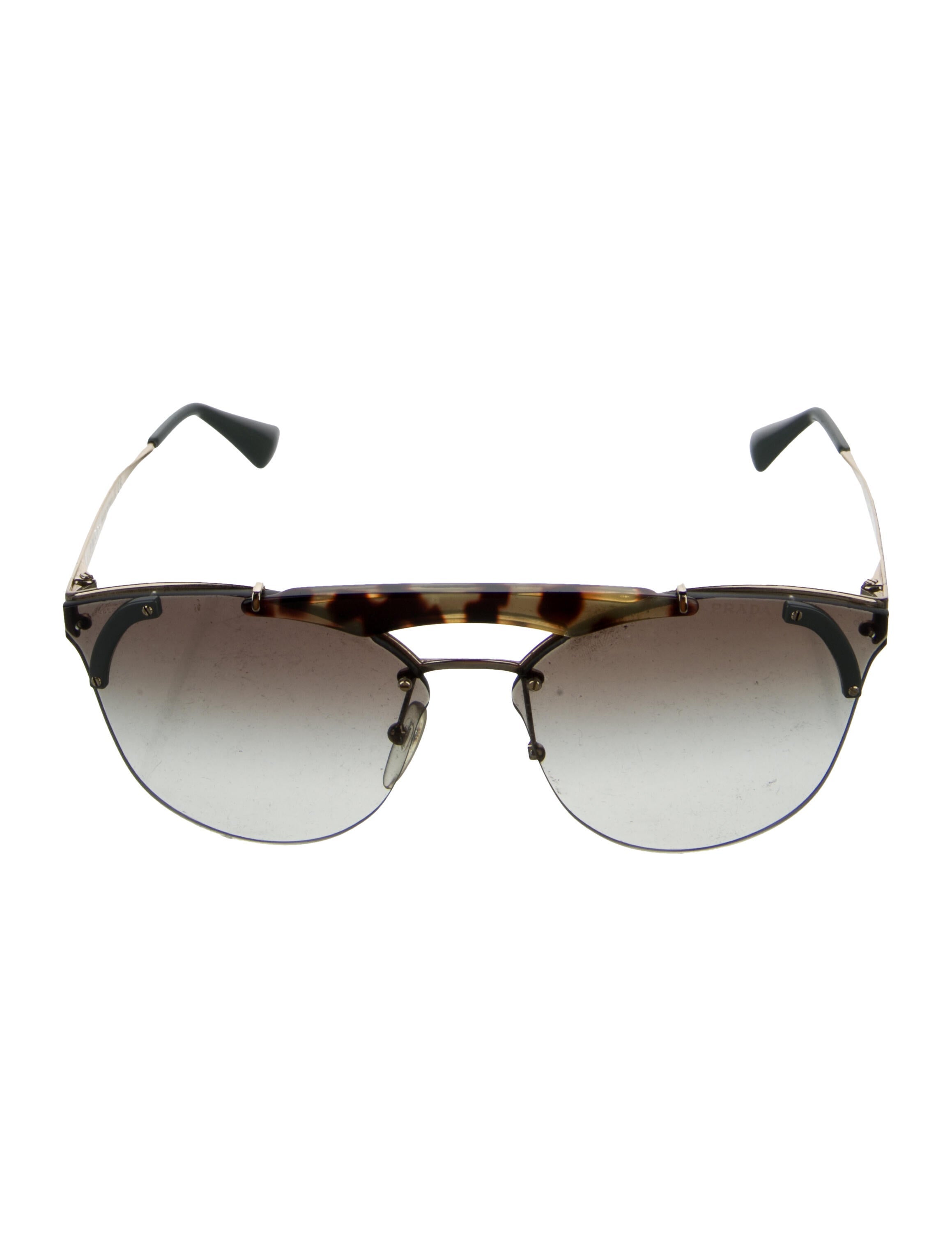 Prada Aviator Gradient Sunglasses