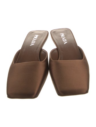 Prada Satin Mules