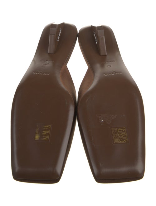 Prada Satin Mules