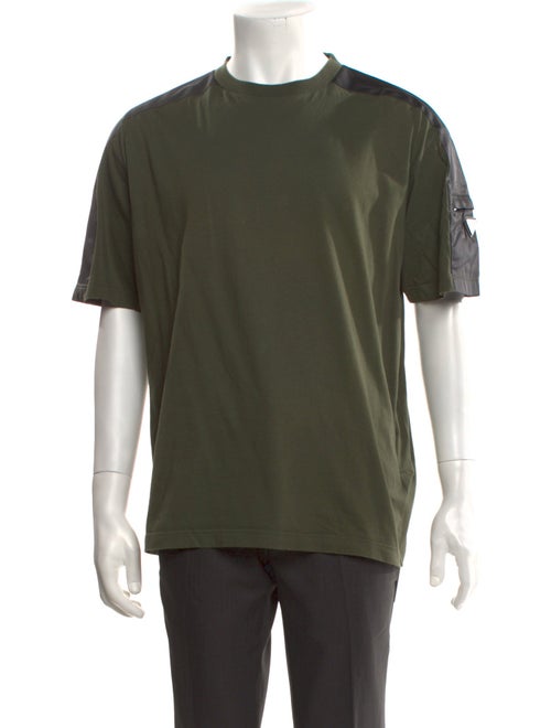 Prada 2019 Enameled Metal Triangle T-Shirt