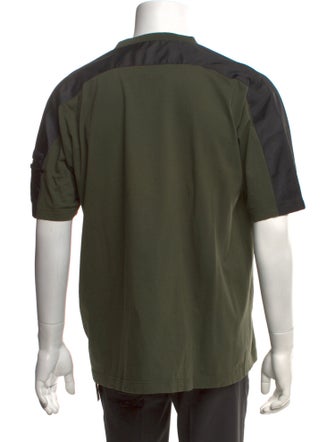 Prada 2019 Enameled Metal Triangle T-Shirt