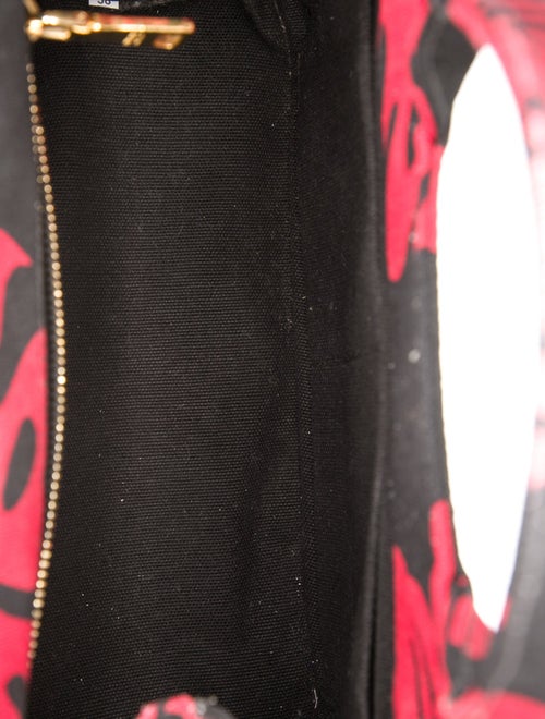 Prada Enameled Metal Triangle Top Handle Bag