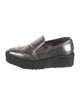 Prada Patent Leather Lasercut Accents Loafers