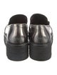 Prada Patent Leather Lasercut Accents Loafers