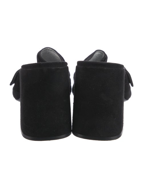 Prada Suede Studded Accents Slides