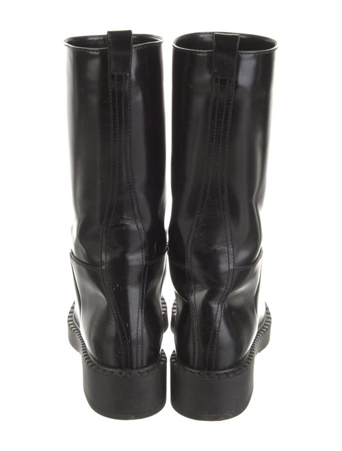 Prada Leather Rain Boots