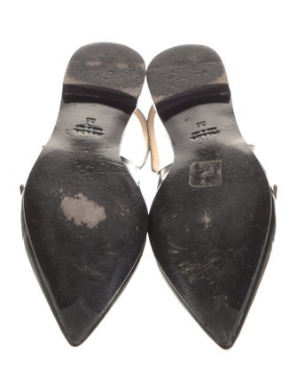 Prada Leather Slingback Flats