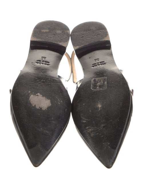 Prada Leather Slingback Flats