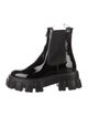Prada Patent Leather Chelsea Boots