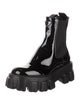 Prada Patent Leather Chelsea Boots