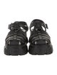 Prada Rubber Slingback Sandals