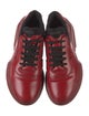 Prada Leather Mesh Accents Sneakers