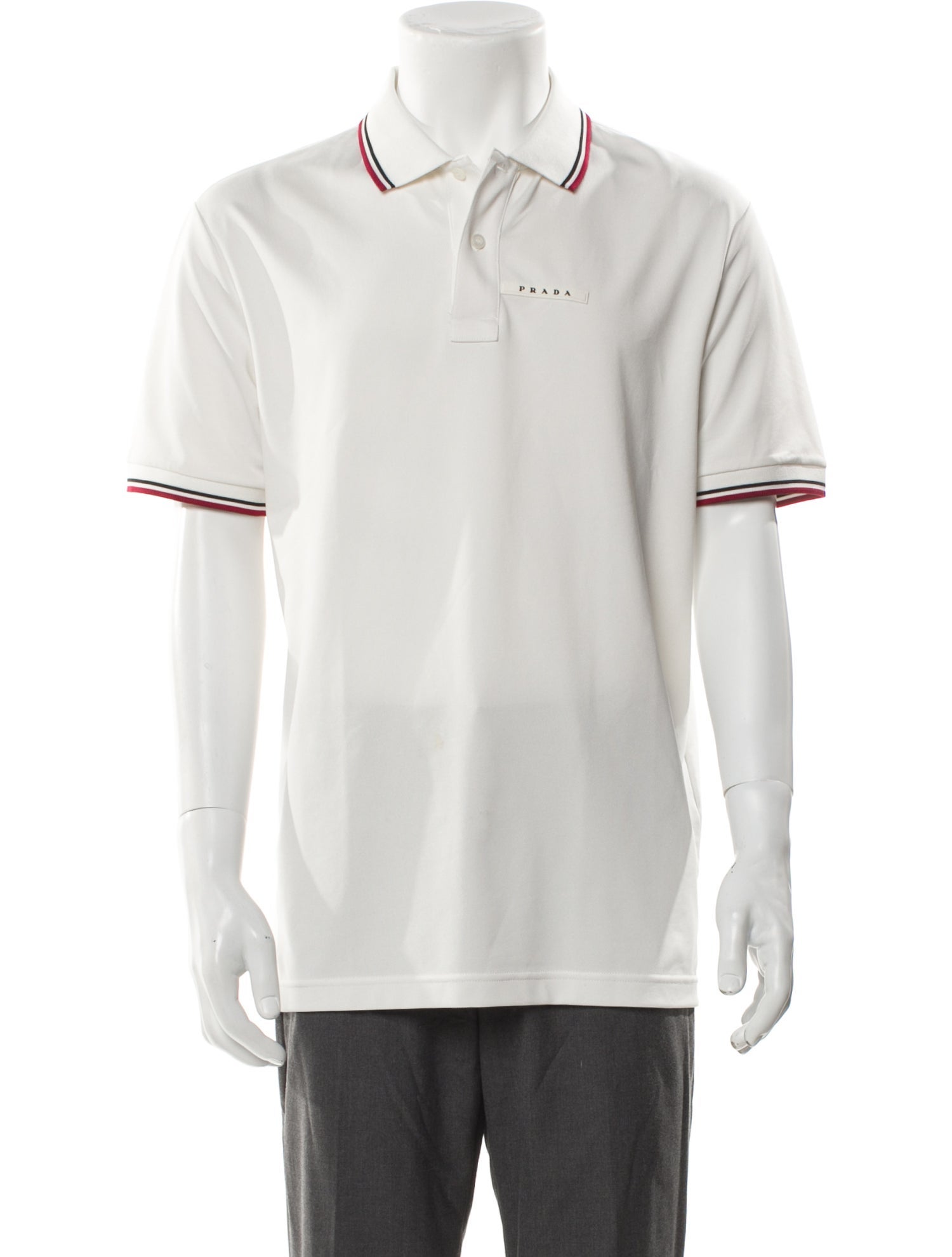 Prada 2019 Striped Polo Shirt