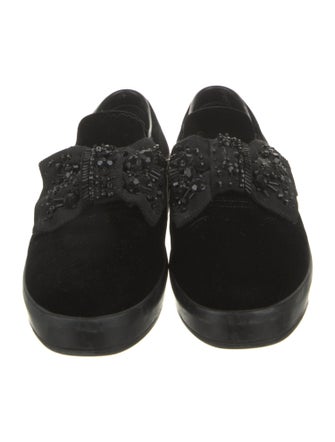 Prada Velvet Bow Accents Sneakers