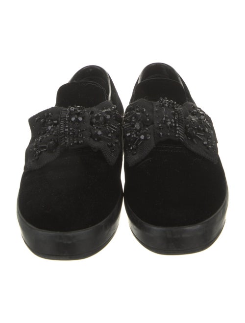 Prada Velvet Bow Accents Sneakers