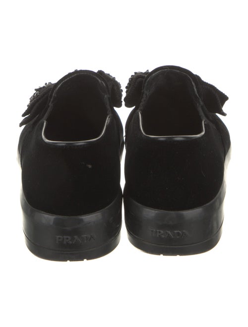 Prada Velvet Bow Accents Sneakers