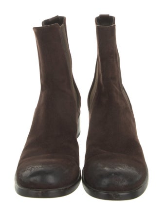 Prada Suede Chelsea Boots