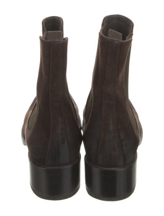 Prada Suede Chelsea Boots