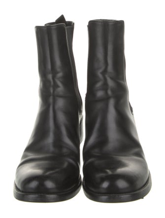 Prada Leather Chelsea Boots