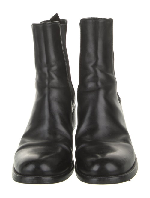 Prada Leather Chelsea Boots