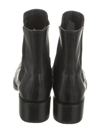 Prada Leather Chelsea Boots