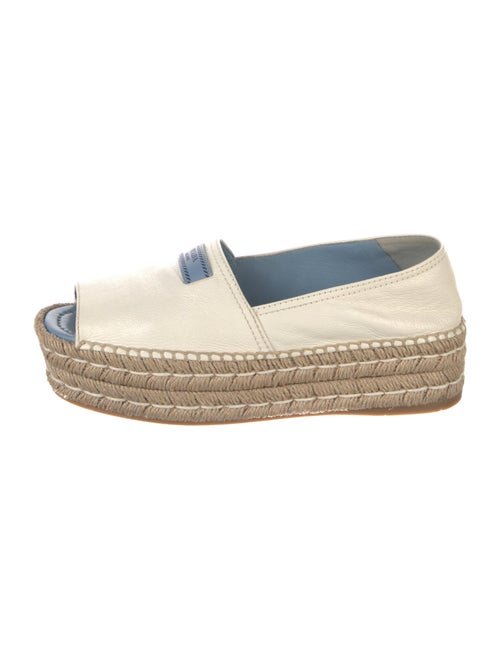 Prada Leather Espadrilles