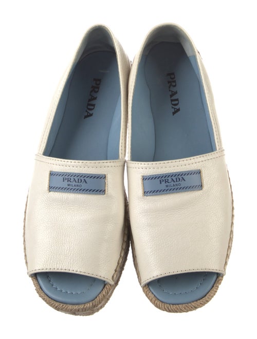 Prada Leather Espadrilles