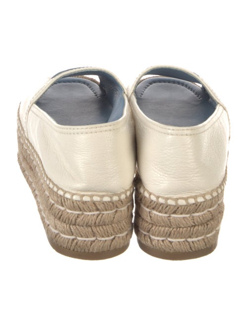 Prada Leather Espadrilles