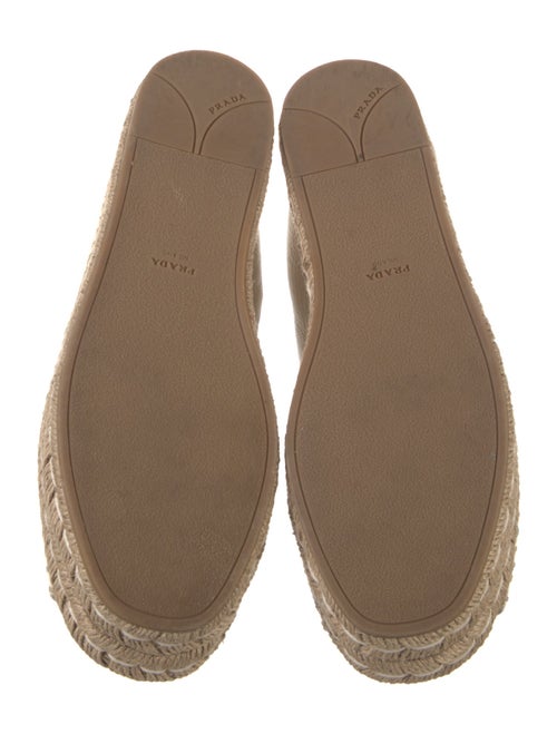 Prada Leather Espadrilles