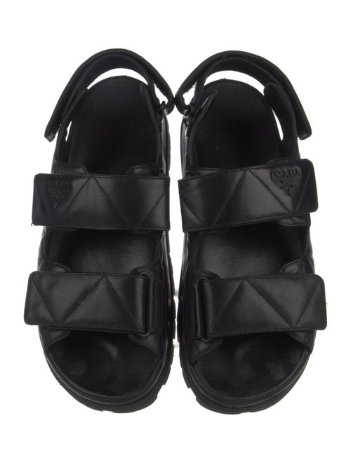 Prada Leather Slingback Sandals