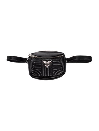 Prada Enameled Metal Triangle Diagramme Camera