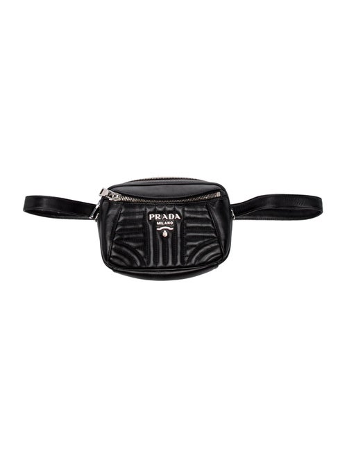 Prada Enameled Metal Triangle Diagramme Camera