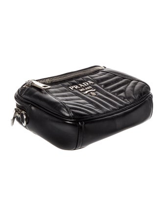 Prada Enameled Metal Triangle Diagramme Camera